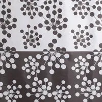 Harman Reinforced Grommet 'Bud' Shower Curtain (Black)
