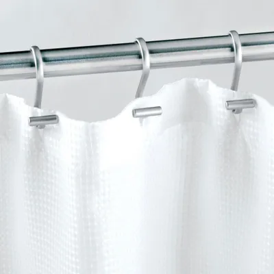 iDesign T-Bar Shower Curtain Ring - Set of 12 (Chrome)