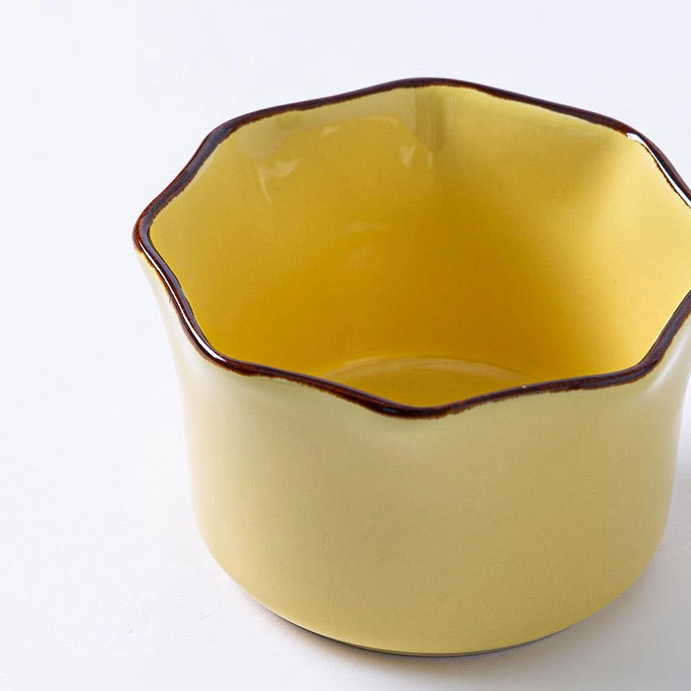 KSP Tuscana Round Fluted Ramekin (Yellow)