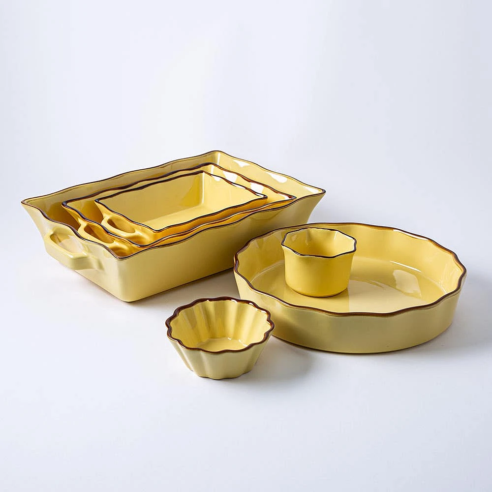 KSP Tuscana Round Fluted Ramekin (Yellow)