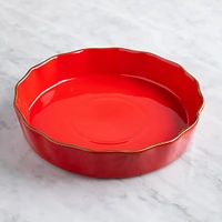 KSP Tuscana Round Fluted Pie Dish (Red)