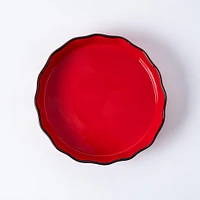 KSP Tuscana Round Fluted Pie Dish (Red)
