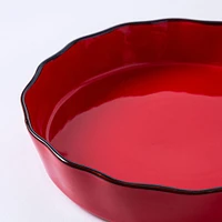 KSP Tuscana Round Fluted Pie Dish (Red)