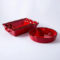 KSP Tuscana Round Fluted Pie Dish (Red)