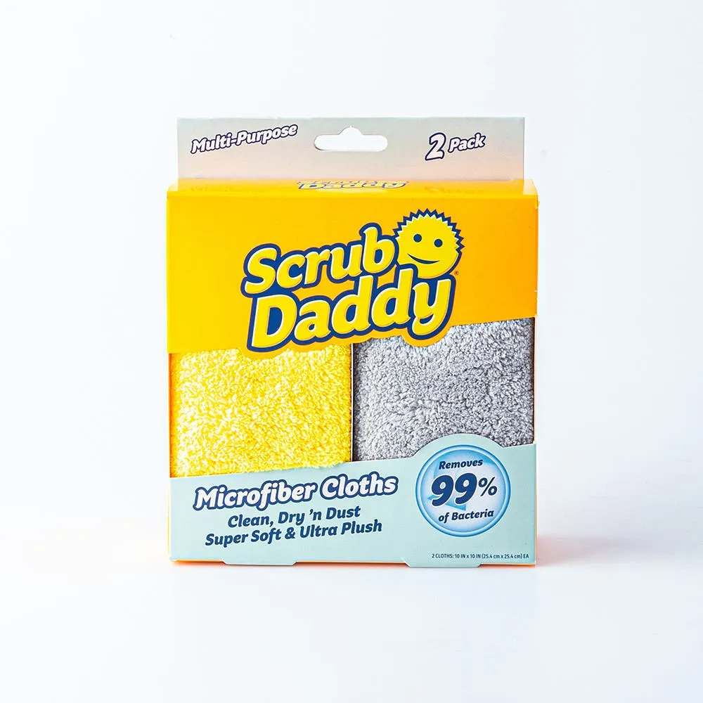 Scrub Daddy Cleaning Multi-Purpose Microfiber Cloth - Set of 2