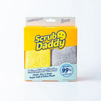 Scrub Daddy Cleaning Multi-Purpose Microfiber Cloth - Set of 2