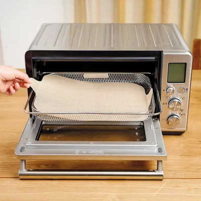 Nostik Reusable Air Fryer Liner Rectangular - S/2 12" x 15.7" (Gold)