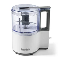 Starfrit Oscillating Food Chopper- Processor 4-cup (White/Clear)