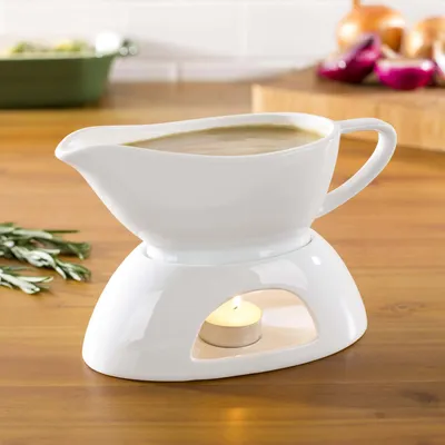 KSP Aurora Porcelain Gravy Boat