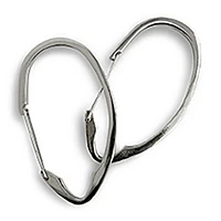 Splash Cinch Curtain Rings (Chrome) - Set of 12