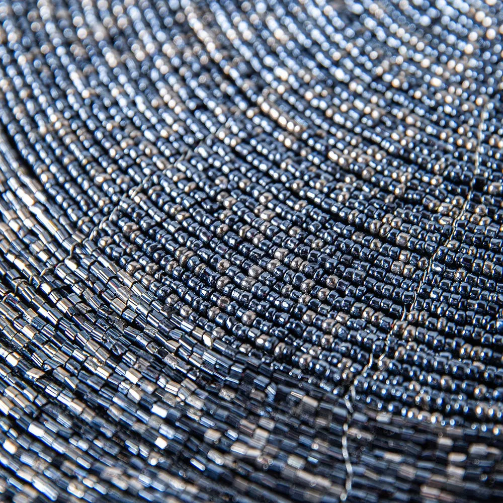 KSP Glitz Beaded Placemat (Pewter)