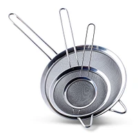 KSP Euro Mesh Strainer Combo - Set of 3 (Stainless Steel)