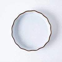 KSP Tuscana Fluted Tart  Dish (White)