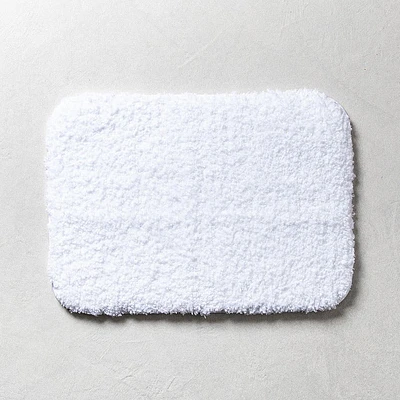 Harman Flow Plush Ant-skid Bathmat 17x24" (white)