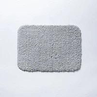 Harman Flow Plush Anti-skid Bathmat 17x24" (grey)
