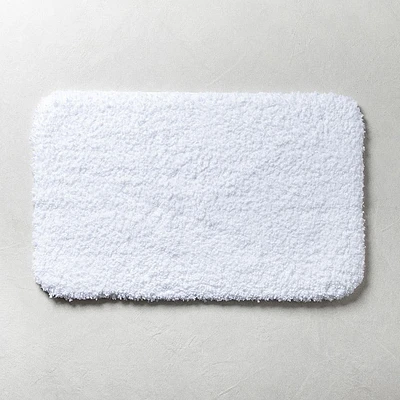 Harman Flow Plush Ant-Skid Bathmat 20x32" (white)