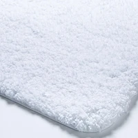 Harman Flow Plush Ant-Skid Bathmat 20x32" (white)