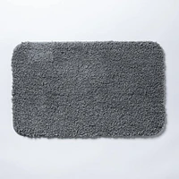 Harman Flow Plush Anti-Skid Bathmat 20x32" (Charcoal)