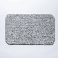 Harman Flow Plush Anti-Skid Bathmat 20x32" (Grey)