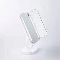 Upper Canada Danielle L.E.D. Tri-Fold '1x/3x/5x' Vanity Mirror w/ Tray