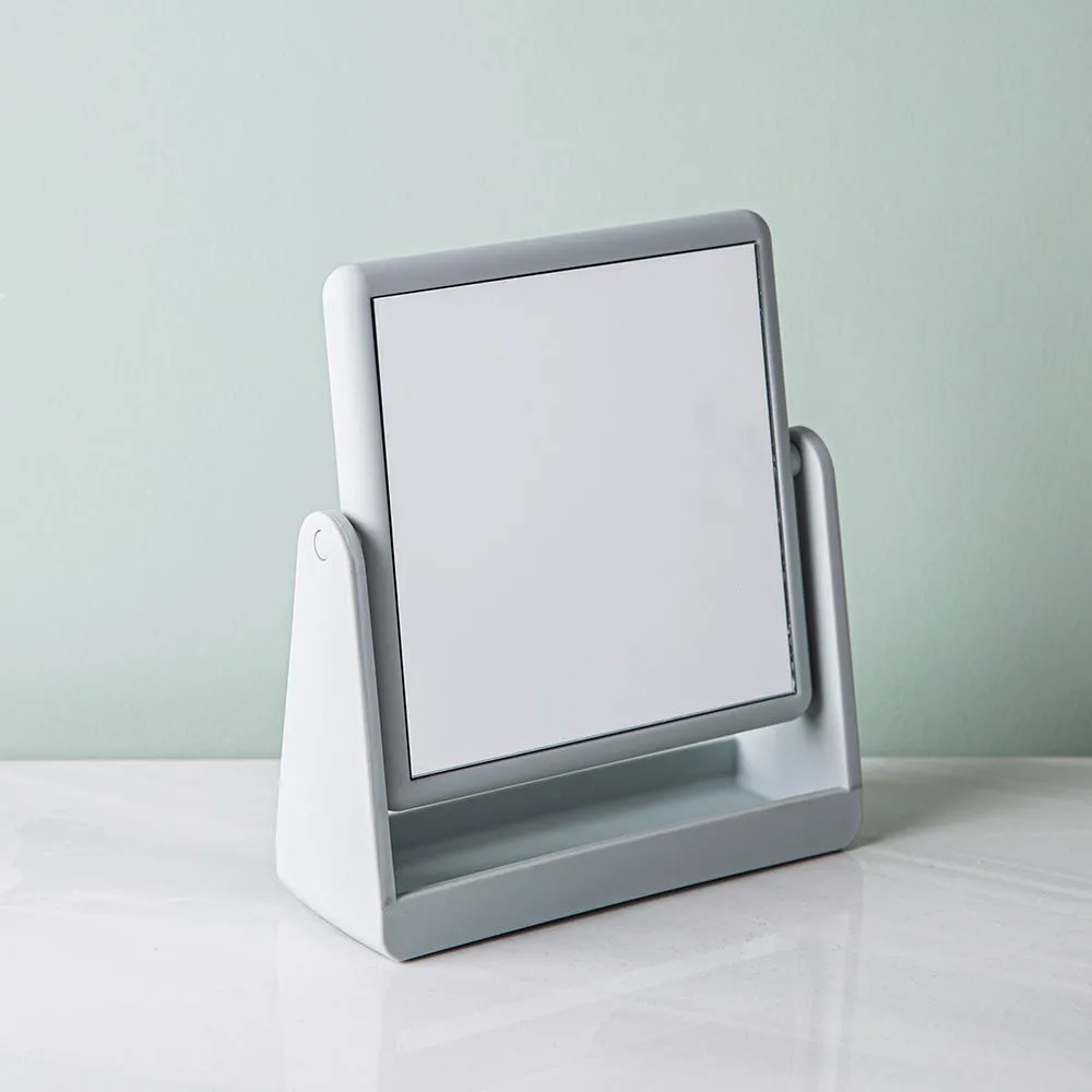 Upper Canada Danielle Soft Touch '1x/7x' Vanity Mirror w/ Tray (Grey)