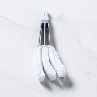 Casabella Eco-Friendly Microfiber Blinds Duster (White/Grey)
