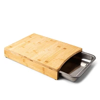 KSP Natura Bamboo Cutting Board with Scrap Tray