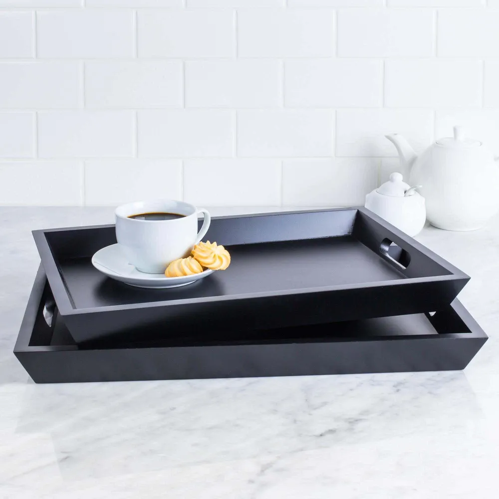 KSP Tablet Serving Tray - Set of 2 (Black)