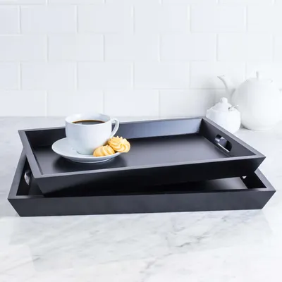 KSP Tablet Serving Tray - Set of 2 (Black)