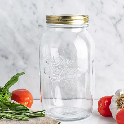 Bormioli Rocco Quattro Stagioni 1.5L Glass Storage Jar with Lid