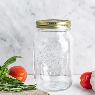Bormioli Rocco Quattro Stagioni 1L Glass Storage Jar with Twist Lid