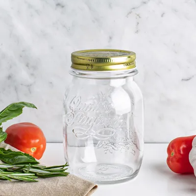 Bormioli Rocco Quattro Stagioni 500ml Glass Storage Jar with Twist Lid