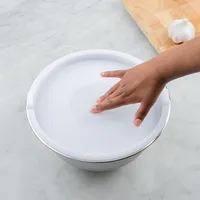 KSP Pro Chef Mixing Bowls with Plastic Lids - Set of 6