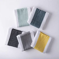 Harman Premium Quality 'Blocks' Kitchen Towel - Set of 3 (Light Green)