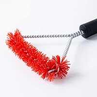 Better BBQ Grill Nylon Brush 15" (Black/Red)