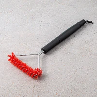 Better BBQ Grill Nylon Brush 15" (Black/Red)