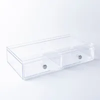 iDesign Clarity 2-Drawer Wide Organizer