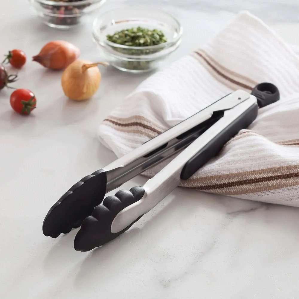 OXO Good Grips 9" Locking Tongs with Nylon Tips