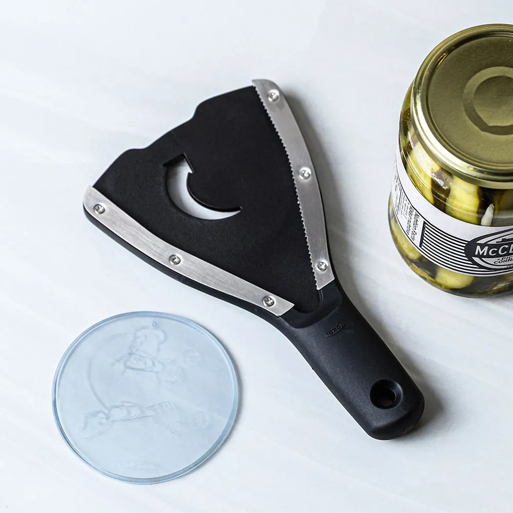 OXO Good Grips Jar Opener with Teeth (Black)