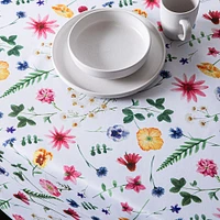  Easycare 'Flower Garden' Polyester Tablecloth 58x78"
