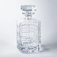 Godinger Radius Crystal-Cut Whiskey Decanter (28oz,)