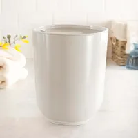 Umbra Step Melamine Waste Can with Lid 6.6L (White)
