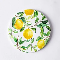 KSP Ceramica 'Lemon Tree' Printed Ceramic Trivet 20cm (Multi Colour)