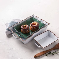 KSP Tuscana Fluted Bakeware Rect. Med 29x21x7cm (Forest)