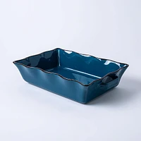 KSP Tuscana Fluted Bakeware Rect. Lrg 36.5x26x9cm (Peacock)