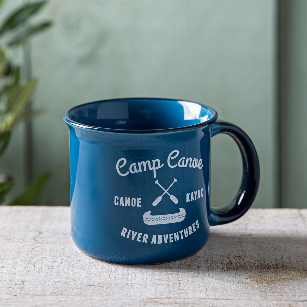KSP Camper 'Canoe' Ceramic Mug 500ml (Teal)