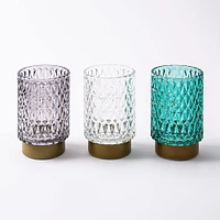 KSP Venezia Glass Shade with LED 8.5x8.5x13cm (Grey)