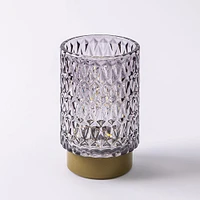 KSP Venezia Glass Shade with LED 8.5x8.5x13cm (Grey)