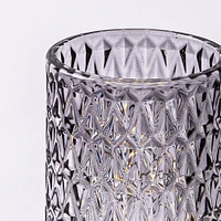KSP Venezia Glass Shade with LED 8.5x8.5x13cm (Grey)