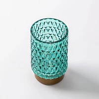 KSP Venezia Glass Shade with LED 8.5x8.5x13cm (Aqua)